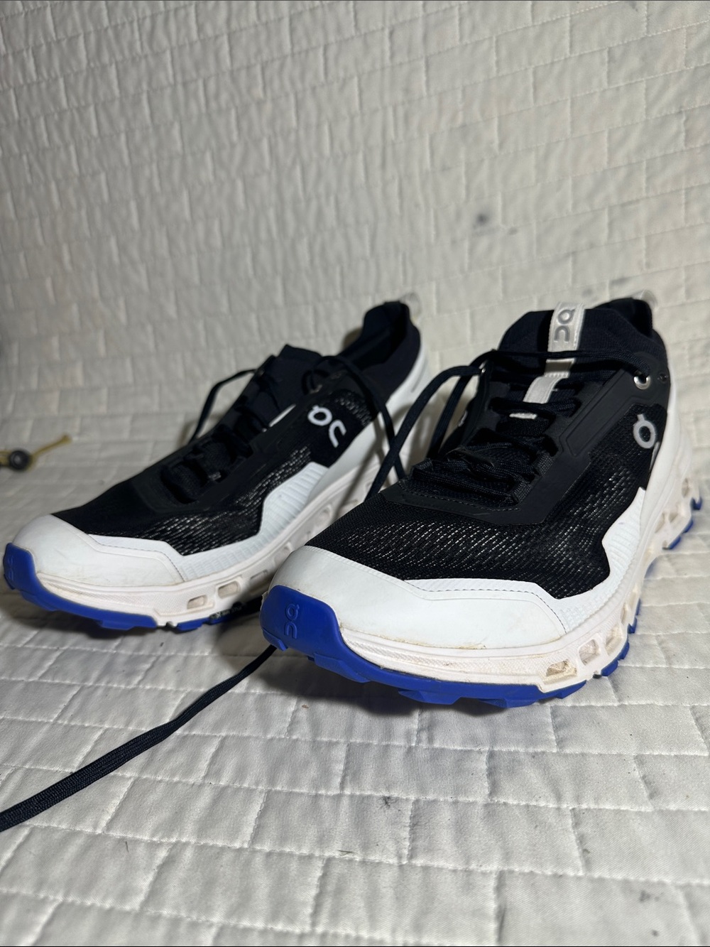 On Cloud Cloudultra 2 Black White Running Shoes Mens